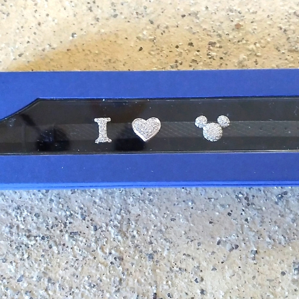 Swarovski crystal I Love Mickey Bracelet